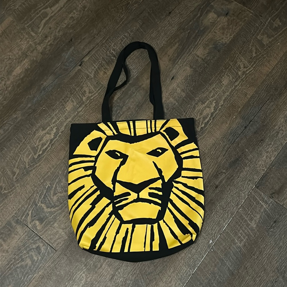 Disney's The Lion King Broadway Musical Shoulder Tote Bag - Black & Yellow